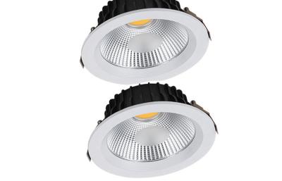 China High Power Recessed COB Downlight 30 Watts Super heat disspation Anti-Glare for sale