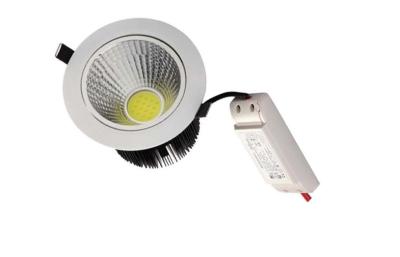 China CE & Rohs & FC 10W COB LED Downlight Embedded Natural White LED Down Light Fixtures for sale