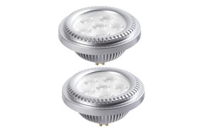 China Pure White 600lm Ra75 G53 AR111 LED Light / Spotlight For Cabinet Lighting for sale