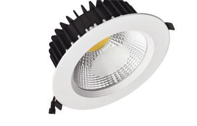 China Die-Cast Aluminum 20W COB LED Downlight , Round LED Recessed Down Lights for sale