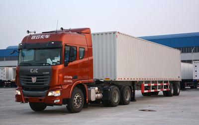 China CIMC 11M Van Semi-trailer With Corrugated Plate, 30 Tons Closed Dry Van Trailer for sale