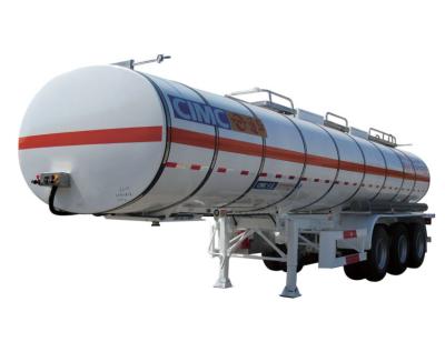 China Food Grade Milk Tanker Trailer 50 Cubic Meter Capacity 3 Alxe OEM Standard for sale