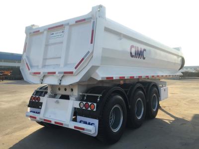 China 12 Wheels Dump Truck Trailer Tipper Truck Trailer Leaf Spring Suspension for sale