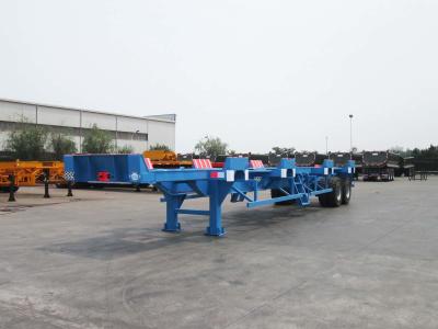 China Large Capacity Flatbed Container Trailer Detachable High Strength Chassis for sale