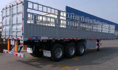 China 40 Foot Cargo Container Trailer Shipping Container Delivery Trailer With Side Wall for sale