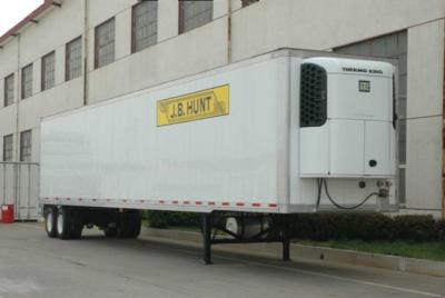 China Utility Refrigerated Cargo Trailer Custom Reefer Refrigerated Storage Trailer for sale