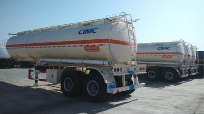 China 2 Axles 35m3 Fuel Tank Trailer Oil Transport Air Suspension Diesel Fuel Trailer for sale