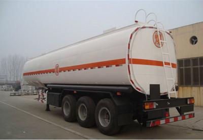 China Gooseneck Structure Fuel Tank Trailer Mechanical Suspension Type High Stability for sale