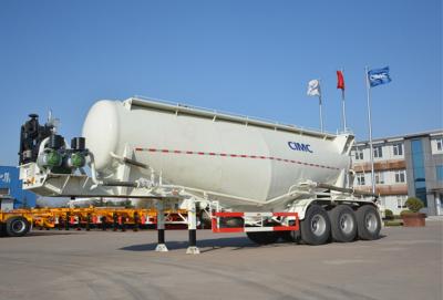 China CIMC Carry Cement Tanker Trailer Triple Axle Cement Bulk Carrier Truck for sale