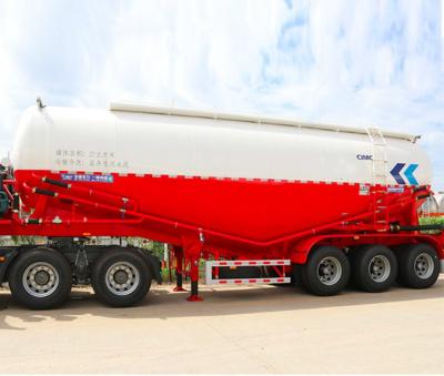 China Air Compressing Cement Tanker Trailer Truck Standard Bulk Cement Trailer for sale