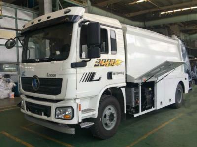 China SHACMAN Chassis Refuse Collection Vehicle Durable High Automation Degree for sale