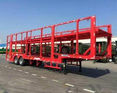 China 17 Meters Automobile Transport Carriers Double Axles 2 Floors Car Hauler Truck for sale