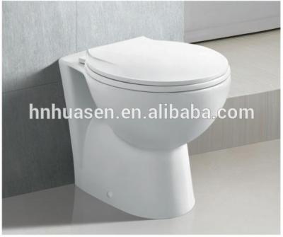 China Concealed Cistern Piss Water Tankless WC Toilet For UK HTT-1003D for sale