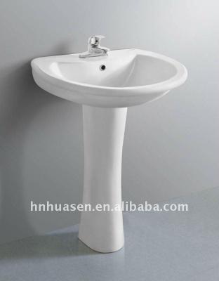 China Shampoo sink ceramic sanitary ware HPB-06 bathroom sink with CE certificate for sale