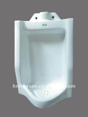 China Cheap Wall Mounted Ceramic Sensor Urinal Bowl GJL401 Gravity Flushing Male Urinal Toilet for sale