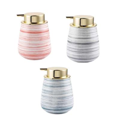 China Sustainable Guaranteed Quality Proper Price Bathroom Accessories Ceramic Soap Dispenser Bathroom for sale