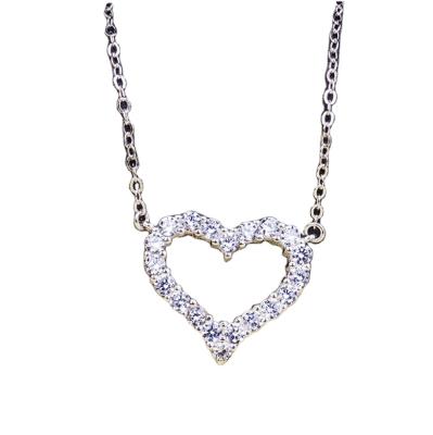 China Other lucky heart necklace women best selling moissanite necklace heart necklace with good price for sale