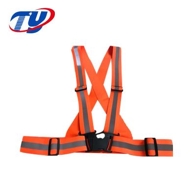 China Elastic High Visibility Vest Elastic Waist Vest Support Belt Reflective Pulsating Working Elastic Safety Belt for sale