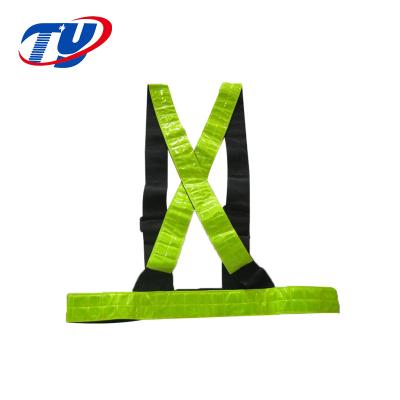 China Elastic Reflective Vest Harness High Visibility Working Elastic Waistband for sale