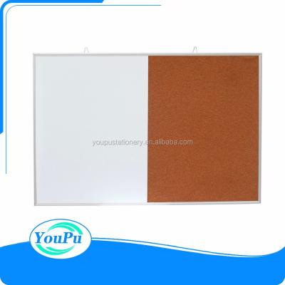 China Office Cork Magnetic Combo Dry Erase Board Whiteboard / Bulletin Board Combination for sale