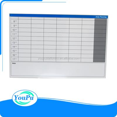 China Standard Magnetic Eraser Whiteboard Day Planning Board 600x900mm~600x1200mm for sale