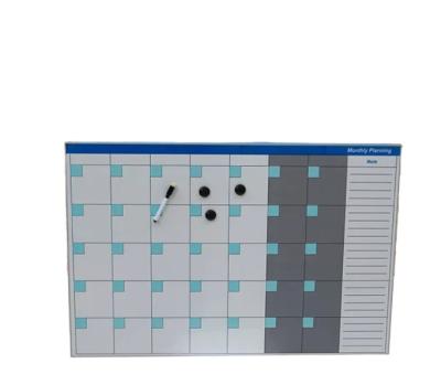 China School Teaching CH144 Home Office Dry Erase Plan Board For Month Use Calendar Magnetic Framed Board for sale