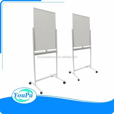 China Stand Up Desk - Erase Movable And Double Sided Magnetic Dry Board With Rotating Surface And Storage Tray (60x40) 600x900mm~1200x1800mm for sale