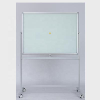 China School or Office Rise Tempered Glass Swivel Panel with Movable Stand for sale