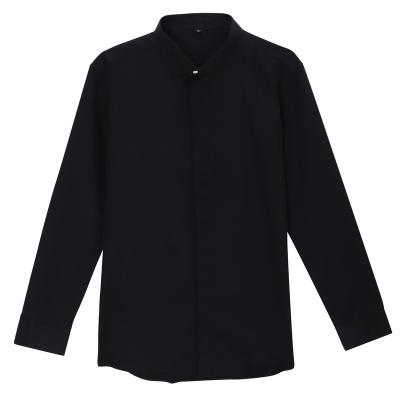 China Viable Hot Sale Casual Soft Slim Fit Shirts Long Sleeve Solid Color Business Dress Shirts for sale