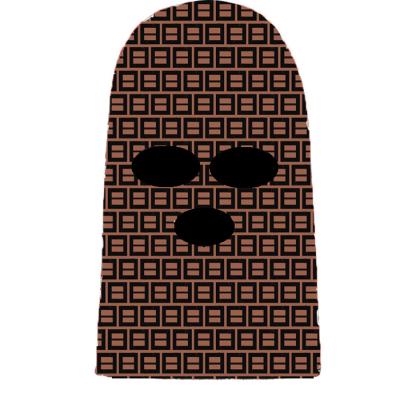 China JOINT Wholesale Fashion Knit Designer Custom Ski Mask 3 Hole Balaclava for sale