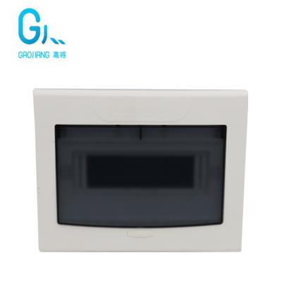 China Matel PC ABS RS-16 / 3 Phase 16 Way DB Box With Transparent Cover MCB Distribution Panel Box for sale