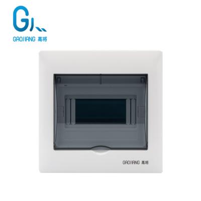 China Matel PC ABS GT-7 2022 / 6 Way PC Door / Gray Waterproof Indoor Distribution Box for sale