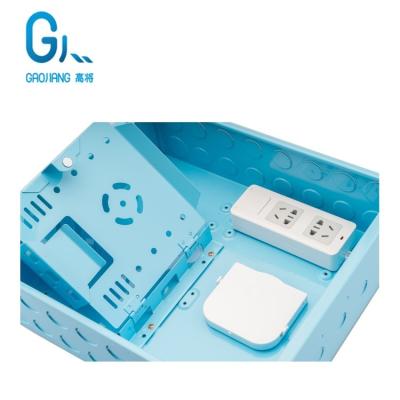 China AMG-313 2022 Home Distribution Multimedia Network Information Din Rail Plastic Distribution Box for sale