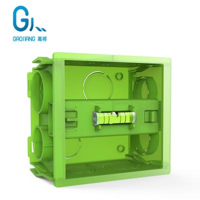 China Type 86 Plastic Wall Mounted Bottom Electrical Panel Switch Box Rear PC High Quality Box for sale