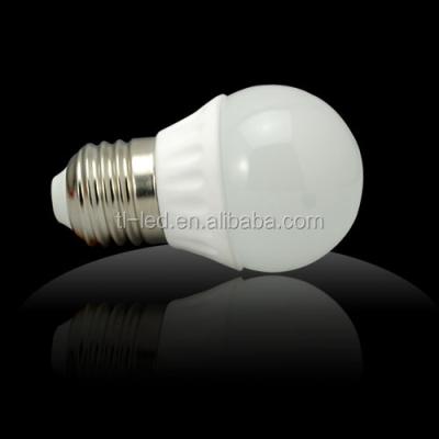 China G45 LED Ceramic Light Bulb 5W with Ceramic Bulb E27/E26/B22/E14, CRI80 2600K CE Rohs G45 LED FCC for sale