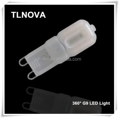 China 230V 14pcs 2835SMD 3W G9 LED Light Bulb CE ROHS Mini G9 LED FCC FCC Residential Warm 360 Degree Lamp for sale