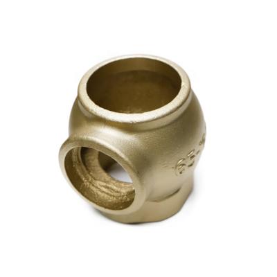 China H58 Brass Gravity Casting Brass Service Brass Ball Valve Brass Castings Parts for sale