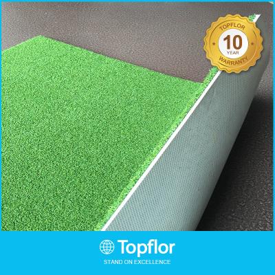 China PE 3mm Foam Backing Synthetic Turf For Athletic Training Area for sale