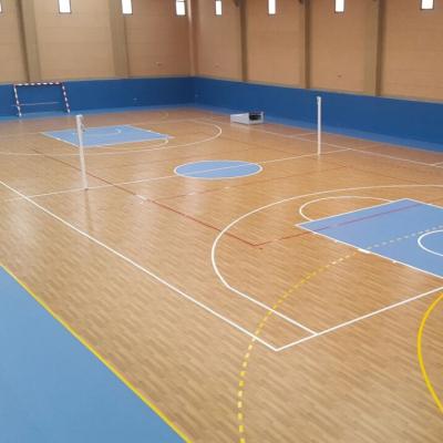 China Portable Basketball Court PVC Sports Flooring for sale