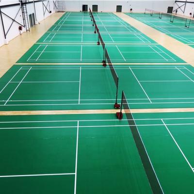 China Universal Basketball PVC Rubber Flooring For Indoor Badminton Court for sale