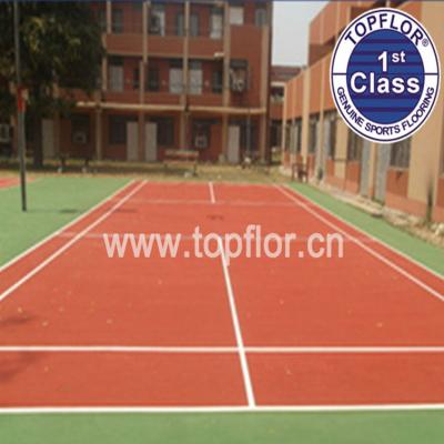 China Indoor Tiles Sports Non Slip Rubber Flooring Tiles For Outdoor Badminton Court for sale