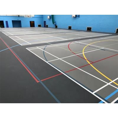 China Basketball Good Performance PVC Futsal Flooring For Indoor Sports Arena for sale