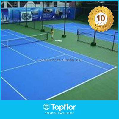 China Indoor Volleyball Court Vinyl Top Tier Flooring For Outdoor Use for sale