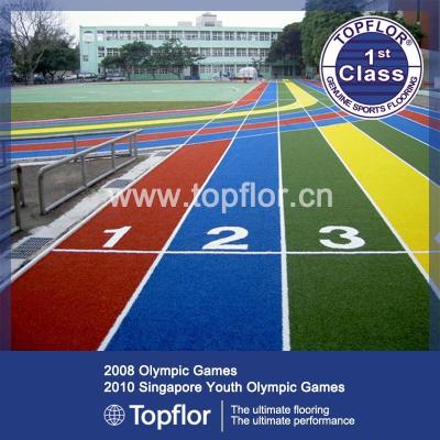 China Kindergarten Cheap Artificial Grass Mat For Synthetic Running Track for sale