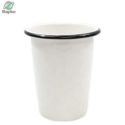 Chine Sustainable Coffee Camp 12oz Small Enamel Tea Mugs For Indoor And Outdoor Activities Durable And Eco-Friendly Enamel Mug With Logo à vendre