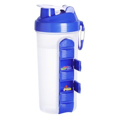 China 500ML Shaker Bottles Gym Use BPA Free and Viable Plastic Free Wholesale Protein and Sports Powder, Hot Selling Item zu verkaufen