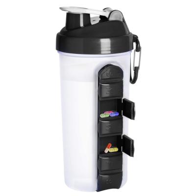 Κίνα Wholesale Viable Hot-Selling Now 500ml Gym Shaker Material Protein Powder BPA Free Plastic High Quality Shaker Bottle προς πώληση