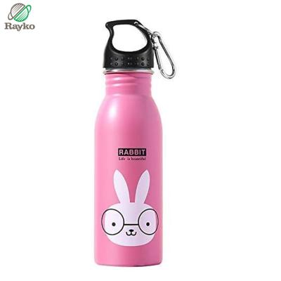 China Sustainable Kids Style 304 / 316 Stainless Steel Drinking Bottle Kids Water Bottle Single Wall Sublimation zu verkaufen