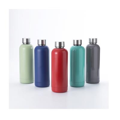 China New Viable Shape Double Wall Stainless Steel Thermos 500ml Changing Vacuum Bottle With Stainless Steel Lid Can Customize Logo for sale