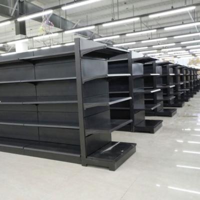 China Inexpensive Perforated Corrosion Protection Metal Grocery Supermarket Shelf for sale